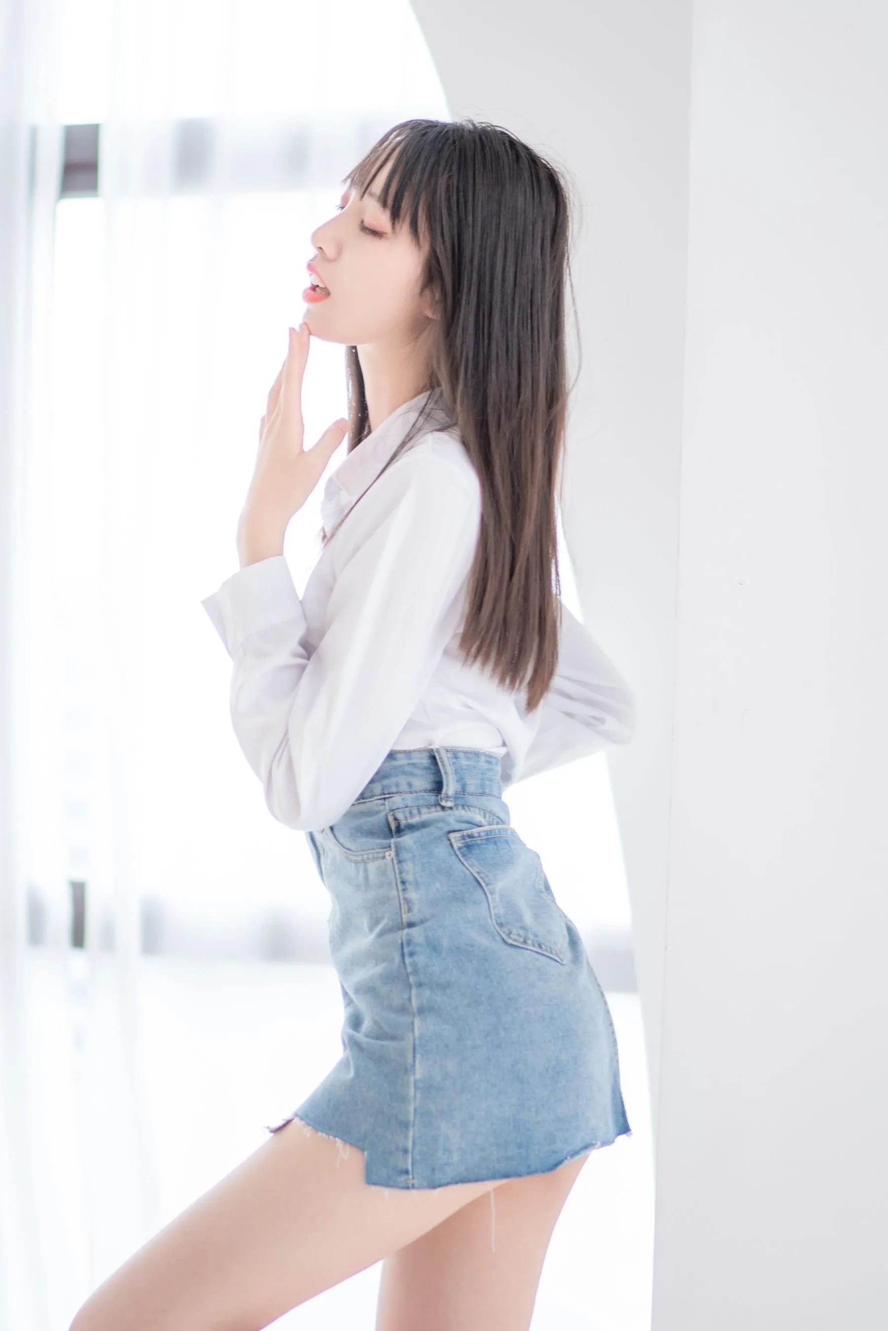 西瓜少女 NO.023 衬衫牛仔裙 [62P]插图5